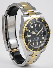 Rolex Oyster Perpetual Submariner 116613LN 18K/SS Black Dial Black Ceramic Bezel