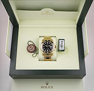 Rolex Oyster Perpetual GMT Master II 116718LN 18K Black Dial