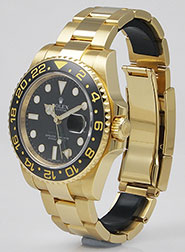 Rolex Oyster Perpetual GMT Master II 116718LN 18K Black Dial