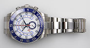 Rolex Oyster Perpetual Yacht-Master II 116680 - White Dial Blue Ceramic Bezel