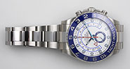 Rolex Oyster Perpetual Yacht-Master II 116680 - White Dial Blue Ceramic Bezel