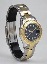 Ladies Rolex Oyster Perpetual Yacht-Master 169623 Dark Blue Dial