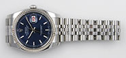 Rolex Oyster Perpetual DateJust 116234 - Dark Blue Dial Roulette Date