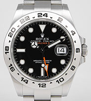 Rolex Oyster Perpetual Explorer II 216570 - Black Dial