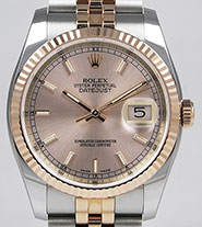 Rolex Oyster Perpetual DateJust 116231 - Light Pink Dial