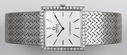 Omega 18K White Gold Constellation Diamonds - Silver Dial