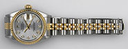 Rolex Oyster Perpetual DateJust 69173 - Silver Rolex Factory Diamond Dial