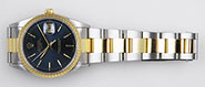 Rolex Oyster Perpetual Date 15223 - Dark Blue Gilt Dial