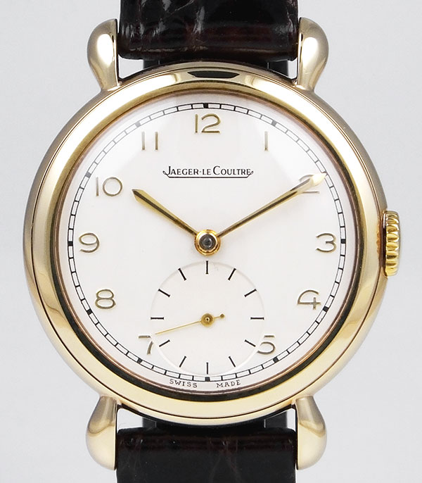 Jaeger LeCoultre In 9K Solid Yellow Gold Case - Beautiful White Sub ...