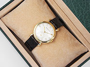 9K 9ct Jaeger LeCoultre Yellow Gold - White Sub-Seconds Dial