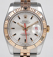 Rolex Oyster Perpetual DateJust Turn-o-Graph TOG 116261 - Light Silver Dial