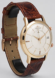 Jaeger LeCoultre Memovox 18K Pink Gold - White Dial