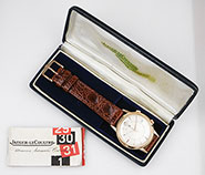 Jaeger LeCoultre Memovox 18K Pink Gold - White Dial