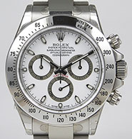 Rolex Oyster Perpetual Daytona 116520 - White Dial