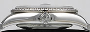 Rolex Oyster Perpetual DateJust 116244 - Salmon Pink Factory Diamond-Set Dial Bezel