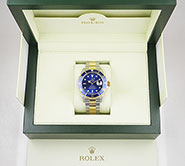 Rolex Oyster Perpetual Submariner 16613 18K/SS Blue Dial Blue Bezel