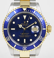 Rolex Oyster Perpetual Submariner 16613 18K/SS Blue Dial Blue Bezel