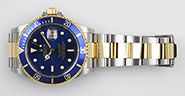 Rolex Oyster Perpetual Submariner 16613 18K/SS Blue Dial Blue Bezel