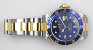 Rolex Oyster Perpetual Submariner 16613 18K/SS Blue Dial Blue Bezel