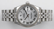 Mid Rolex Oyster Perpetual DateJust 178274 - White Factory MOP Mother-of-Pearl Dial