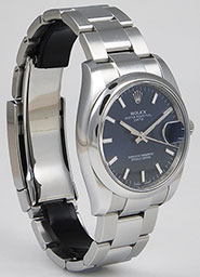 Rolex Oyster Perpetual Date 115200 - Dark Blue Dial