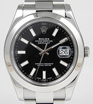 Rolex Oyster Perpetual DateJust II - 116300 - Black Dial