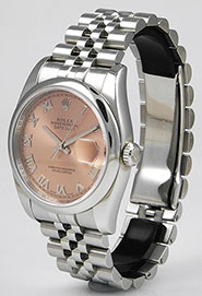 Rolex Oyster Perpetual DateJust 116200 - Salmon Pink Roman Numeral Dial