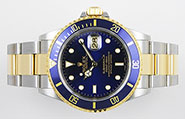 Rolex Oyster Perpetual Submariner 16613 18K/SS Blue Dial Blue Bezel