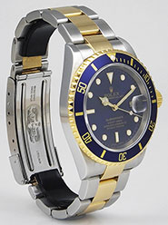 Rolex Oyster Perpetual Submariner 16613 18K/SS Blue Dial Blue Bezel