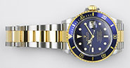 Rolex Oyster Perpetual Submariner 16613 18K/SS Blue Dial Blue Bezel