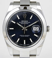 Rolex Oyster Perpetual DateJust II 41mm - 116300 - Blue Dial