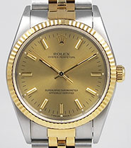 Rolex Oyster Perpetual DateJust 14233 - Metallic Champagne Dial