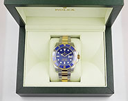 Rolex Oyster Perpetual Submariner 116613LB 18K/SS Blue Dial Blue Ceramic Bezel