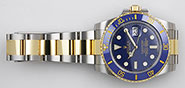 Rolex Oyster Perpetual Submariner 116613LB 18K/SS Blue Dial Blue Ceramic Bezel