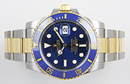 Rolex Oyster Perpetual Submariner 116613LB 18K/SS Metallic Blue Dial Blue Ceramic Bezel