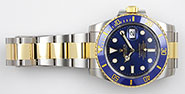 Rolex Oyster Perpetual Submariner 116613LB 18K/SS Metallic Blue Dial Blue Ceramic Bezel