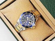 Rolex Oyster Perpetual Submariner 16613 18K/SS Blue Dial Blue Bezel