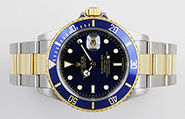 Rolex Oyster Perpetual Submariner 16613 18K/SS Blue Dial Blue Bezel