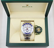 Rolex Oyster Perpetual Yacht-Master II 116680 - White Dial Blue Ceramic Bezel BRAND NEW UNWORN