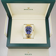 Rolex Oyster Perpetual Submariner 116618LB 18K Blue Dial Ceramic Cerachrom