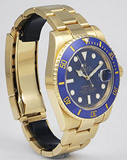 Rolex Oyster Perpetual Submariner 116618LB 18K Blue Dial Ceramic Cerachrom