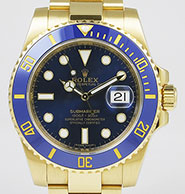 Rolex Oyster Perpetual Submariner 116618LB 18K Blue Dial Ceramic Cerachrom