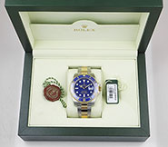 Rolex Oyster Perpetual Submariner 116613LB 18K/SS Blue Dial Blue Ceramic Bezel