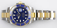 Rolex Oyster Perpetual Submariner 116613LB 18K/SS Blue Dial Blue Ceramic Bezel