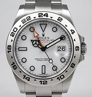 Rolex Oyster Perpetual Explorer II 216570 - White Dial