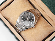 Rolex Oyster Perpetual DateJust II 41mm - 116334 - Factory Rhodium Diamond-Set Dial