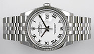 Rolex Oyster Perpetual DateJust 36mm - 126234 - White Roman Numeral Dial