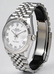 Rolex Oyster Perpetual DateJust 36mm - 126234 - White Roman Numeral Dial