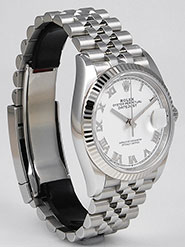 Rolex Oyster Perpetual DateJust 36mm - 126234 - White Roman Numeral Dial