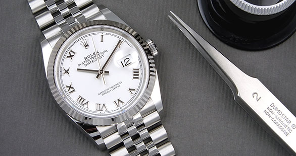 datejust 36mm white dial